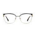 Mujeres Cat Eye Metal Se Seeblasses Optical Frames